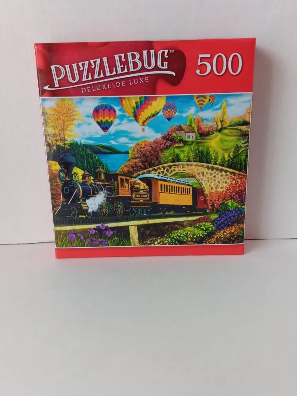 (5) 500 Piece PuzzleBug Cardboard Jigsaw Puzzles